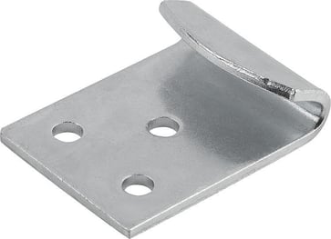 CATCH PLATE FOR LATCH, W. DRAW BAIL, Model: A, STEEL GALVANISED AND PASSIVATED K0045.9143371