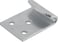 CATCH PLATE FOR LATCH, W. DRAW BAIL, Model: A, STEEL GALVANISED AND PASSIVATED K0045.9143371 miniature