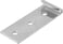 [4059245033683] CATCH PLATE FOR LATCH, W. DRAW BAIL, Model: B, STEEL GALVANISED AND PASSIVATED K0045.9254771 miniature
