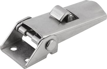 LATCH WITH SWING BAIL, ADJUSTABL, FAST. HOLES VISIBLE, Model: B WITH LOCK1, SS STEEL 1.4301, F1: 1000 K0046.2420722