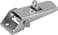 LATCH WITH SWING BAIL, ADJUSTABL, FAST. HOLES VISIBLE, Model: C WITH PADLOCK HOLE, STEEL GALVANISED AND PASSIVATED, K0046.3420721 miniature