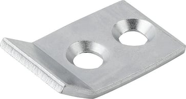 CATCH PLATE FOR LATCH, ADJUSTABLE, Model: B, STEEL GALVANISED AND PASSIVATED K0046.9242271