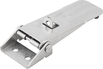 LATCH WITH SWING BAIL, ADJUSTABL, FAST. HOLES VISIBLE, Model: C WITH PADLOCK HOLE, SS STEEL 1.4301, K0048.3631392