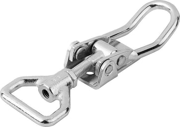 [4585051077] LATCH WITH SWING BAIL, ADJUSTABL, FAST. HOLES VISIBLE, Model: A STANDARD, STEEL PASSIVATED, F1: 6500 K0051.1611451