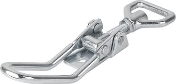 [4059245034086] LATCH WITH SWING BAIL, ADJUSTABL, FAST. HOLES VISIBLE, Model: A STANDARD, STEEL PASSIVATED, F1: 6500 K0051.1611681