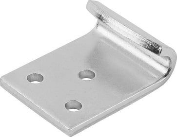 [4059245034109] CATCH PLATE FOR LATCH, ADJUSTABLE, Model: A, STEEL PASSIVATED K0051.9143381