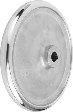 DISC HANDWHEEL SIMILAR TO DIN950 D1: 360 REAMED HOLE WITH SLOT D2: 28H7, B3: 8, T: 31, 3, ALUMINIUM, WITHOUT GRIP K0163.1360X28