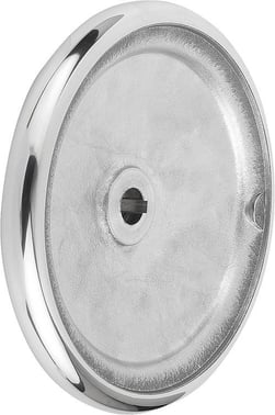 DISC HANDWHEEL SIMILAR TO DIN950 D1: 160 REAMED HOLE WITH SLOT D2: 14H7, B3: 5, T: 16, 3, ALUMINIUM, WITHOUT GRIP K0163.1160X14