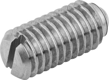SPRING PLUNGER SPRING FORCE D: M12 L: 22, SS STEEL, COMP: BALL SS STEEL, PU: 10 K0310.12