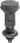 [4059245013623] INDEXING PLUNGER SIZE: 1 D1: M10X1, D: 5, Model: B WITH LOCKNUT, STEEL HARDENED, COMP: TermoPlast, IC COMP: BLACK K0339.2105 miniature