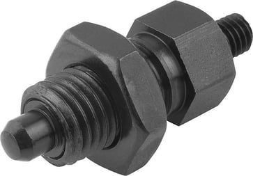 [4059245014415] INDEXING PLUNGER SIZE: 2 D1: M12x1,5, Model: F, STEEL HARDENED K0341.2206