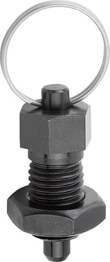 [4059245014545] INDEXING PLUNGER SIZE: 2 D1: M12x1,5, Model: S, STEEL HARDENED K0342.4206