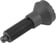 [4059245015931] INDEXING PLUNGER SIZE: 1 D1: M10X1, Model: G STEEL, HARDENED, COMP: TermoPlast, IC, COMP: BLACK GREY K0344.1105 miniature