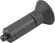 [4059245017041] INDEXING PLUNGER SIZE: 0, Model: L, STEEL HARDENED, COMP: TermoPlast, IC COMP: BLACK GREY K0346.1004 miniature