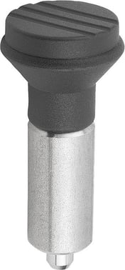 [4059245017263] INDEXING PLUNGER WITHOUT COLLAR SIZE: 3, D1: 18, D: 8, L: 74, Model: L WO. Groove, SS STEEL HARDENED, K0347.01308