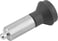 [4059245017249] INDEXING PLUNGER WITHOUT COLLAR SIZE: 1, D1: 12, D: 5, L: 47, Model: L WO. Groove, SS STEEL HARDENED, K0347.01105 miniature