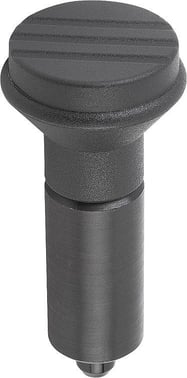 [4059245017515] INDEXING PLUNGER WITHOUT COLLAR SIZE: 3, D1: 18, D: 8, L: 74, Model: L WO. Groove, STEEL HARDENED, COMP: TermoPlast, IC K0347.1308