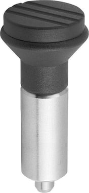 [4059245017423] INDEXING PLUNGER WITHOUT COLLAR SIZE: 1, D1: 12, D: 5, L: 47, Model: L WO. Groove, SS STEEL NOT HARDENED, K0347.11105