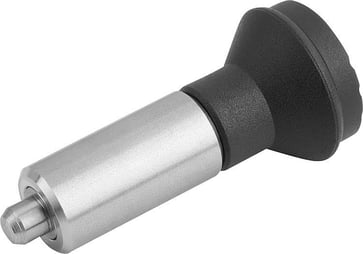 [4059245017447] INDEXING PLUNGER WITHOUT COLLAR SIZE: 3, D1: 18, D: 8, L: 74, Model: L WO. Groove, SS STEEL NOT HARDENED, K0347.11308
