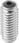 LATERAL SPRING PLUNGER SPRING FORCE, WITH THREADED SLEEVE WITHOUT THRUST PIN, D: M12 L: 26, 5, Model: B, STEEL, K0372.2040X27 miniature