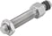 THREADED SPINDLE FOR LEVELLING FEET D1: M20X150 SS STEEL K0427.201502 miniature