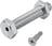THREADED SPINDLE FOR LEVELLING FEET D1: M08X40 STEEL, ECO L1: 44, 5 K0429.080401 miniature