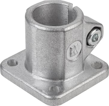 Rør clamp fod M: 60 g: 60 l: 50, Model: A aluminium, til Rør, Materiale: stål, a: 20, 1 K0477.520