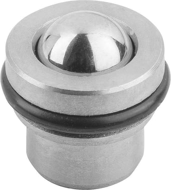 [4059245225705] SPRING PLUNGER SPRING FORCE, WITH DETENT RING, D: 7, 95 L: 7, SS STEEL, COMP: BALL SS STEEL, PU: 10 K0582.08
