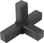CONNECTOR 4-WAY WITH TAPPED BUSH, A: 30, L: 124, POLYAMIDE, COMP: STEEL K0624.130201210 miniature