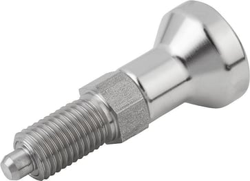 [4059245009930] INDEXING PLUNGER SIZE: 9 D1: M06X0, 75, D: 3, Model: A WITHOUT LOCKNUT, SS STEEL HARDENED, K0632.001903