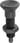 [4059245015788] INDEXING PLUNGER SIZE: 5 D1: M24X2, Model: H STEEL, COMP: TermoPlast, IC, COMP: BLACK GREY K0633.22516 miniature