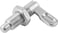 Positioneringsbolt, D: 10, D1: M16x1,5, Model: B GRIP UNCOATED WITH NUT, STAINLESS STEEL K0637.10510161 miniature