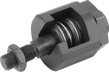 [4059245176601] QUICK-FIT COUPLING W. ANGLE AND RAD. COMP. D: M12X26 CARBON STEEL, COMP: STEEL K0711.12