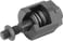 [4059245176588] QUICK-FIT COUPLING W. ANGLE AND RAD. COMP. D: M10X22 CARBON STEEL, COMP: STEEL K0711.10 miniature