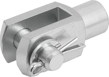 CLEVIS JOINT DIN71752 THREAD LEFT-HAND THREAD M05, G: 10, D1: 5, B: 5, STEEL PASSIVATED K0733.05101