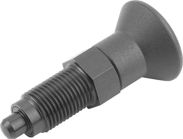 Positioneringsbolt "PREMIUM" med cylindrisk pin Størrelse: 3 - D1: M16x1,5, D: 8, Model: A uden låsemøtrik, K0736.41308