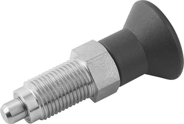 Positioneringsbolt "PREMIUM" med cylindrisk pin Størrelse: 4 - D1: M20x1,5, D: 10, Model: A uden låsemøtrik K0736.401410