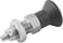[4059245012565] INDEXING PLUNGER PREMIUM WITH TAPERED INDEXING PIN SIZE: 4 D1: M20x1,5, D: 10, Model: B WITH LOCKNUT, K0736.502410 miniature