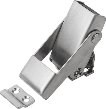 [4059245329557] LATCH WITH RELEASE, FAST. HOLES COVERED, Model: A 82X33, 6X19, 5, D: 4, 3, SS STEEL 1.4301 K1357.43082