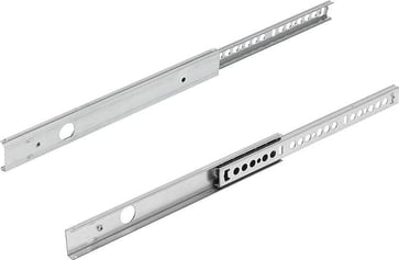 [4059245497768] TELESCOPIC RAIL L: 222 10X27, PARTIAL EXTENSION S: 150, Fp: 12, STEEL PASSIVATED, SLOT MOUNTING, 1 PIECE: 1 K1567.0222