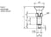 Positioneringsbolt Størrelse: 2 - D1: M12x1,5, D: 6, Model: C uden låsemøtrik, rustfrit stål uhærdet, K0630.213206 miniature