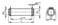 Hængsels pin med låsering D1: 10 L: 37 Kulstofstål, K0007.10 miniature