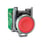 Harmony trådløs trykknap i metal med fjeder-retur og plan trykflade i rød farve og transmitter med 1 signal ZB4RTA4 miniature