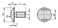 NOVOnox M 12X16 mm. rustfri kuglehovedskrue poleret NV=19 K1329.12X16 miniature