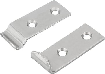 [4059245328741] CATCH PLATE FOR LATCH Model: B CRANKED 48X18, A: 20, D: 4, 8, SS STEEL 1.4301 TUMBLED K1336.92460482
