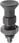 Positioneringsbolt "PREMIUM" med cylindrisk pin Størrelse: 4 - D1: M20x1,5, D: 10, Model: B med låsemøtrik, K0736.42410 miniature