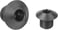 Bøsning for positioneringsbolt, D: 4 M12x1,5x10, D2: 19, SW: 3, hærdet stål, Jord A BL.OXI K1290.04 miniature