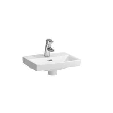LAUFEN PRO N washbasin with overflow, 1 taphole, white H8109500001041