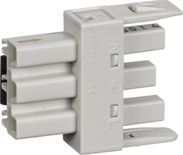 FUGA ISF coupler - socket installation - WINSTA system supply/male l-grey 501T0111