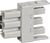 FUGA ISF coupler - socket installation - WINSTA system supply/male l-grey 501T0111 miniature